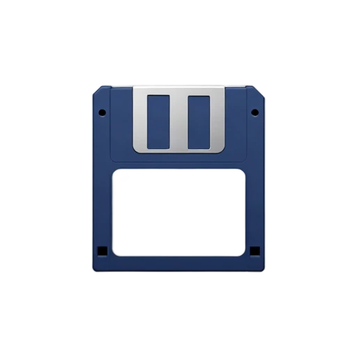 Dark blue floppy disk