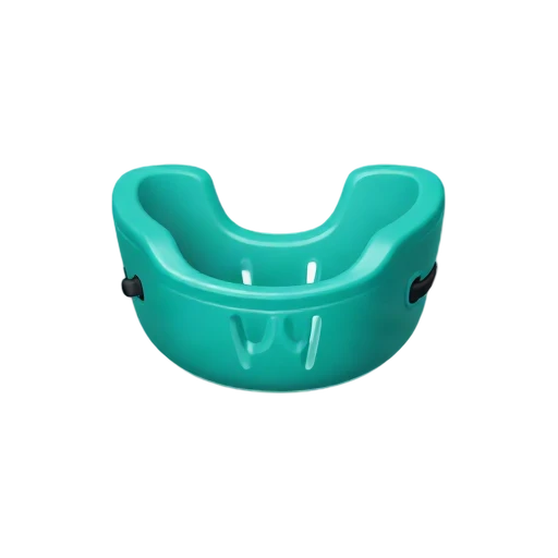 Teal American football mouthguard