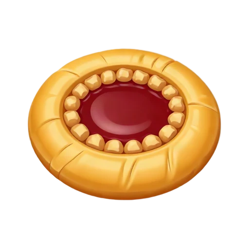 Fruit-filled kolache pastry emoji