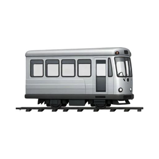 Funicular with stepped passenger cabin and large front windows
