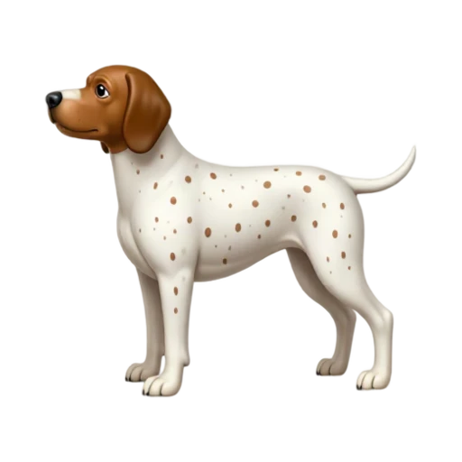 German Shorthaired Pointer dog standing emoji