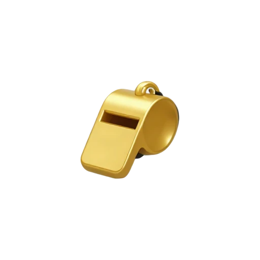 Gold whistle
