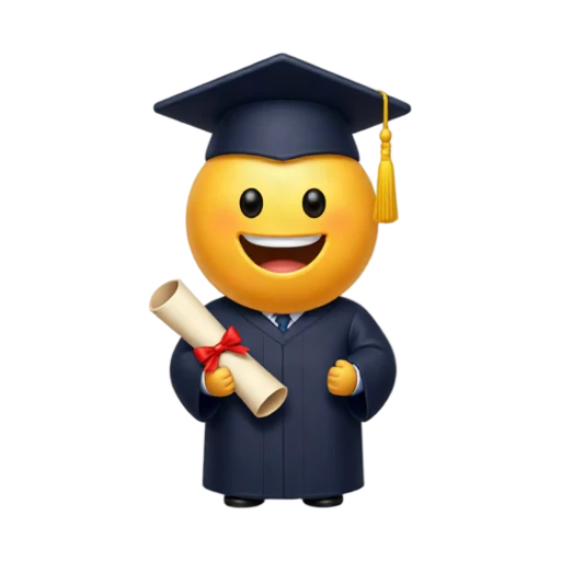 Graduate in cap and gown holding a diploma
