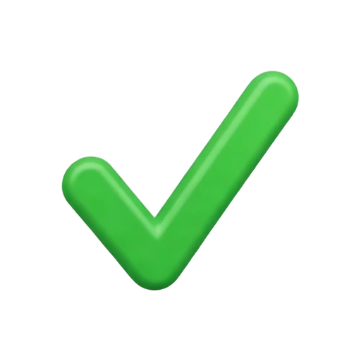 Green check mark
