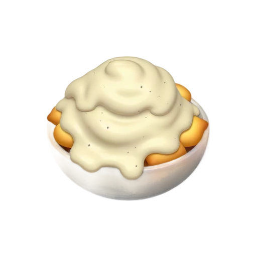Flaky biscuit pieces covered in pepper gravy