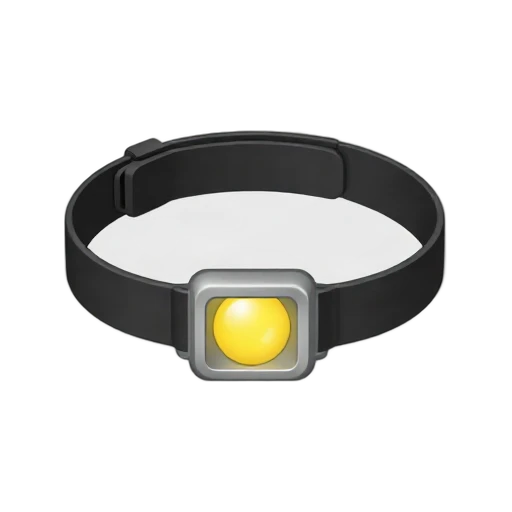 Headlamp emoji
