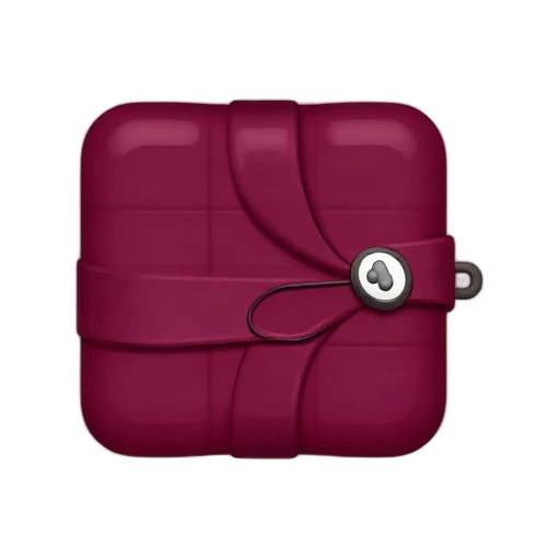 Burgundy electric heating pad emoji