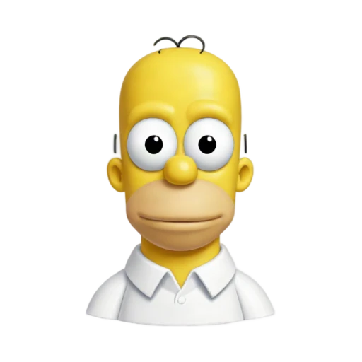 Homer Simpson character emoji
