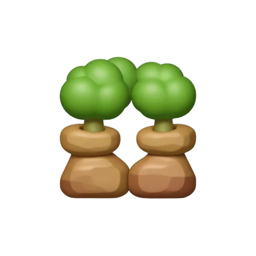 Hopewell Rocks: flowerpot-shaped rock stacks with tree-covered tops.