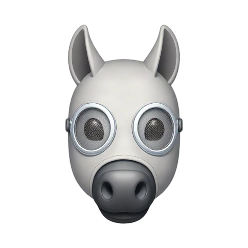 Mesh horse fly mask emoji