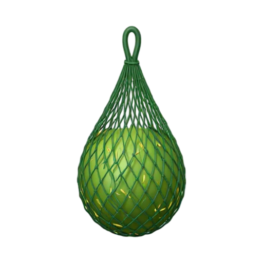 Green horse hay net emoji