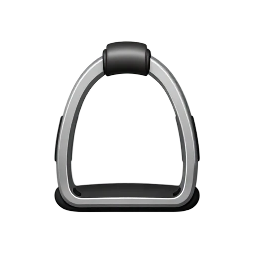 Pair of horse riding stirrups emoji