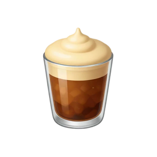 Iced pumpkin cream shaken espresso emoji