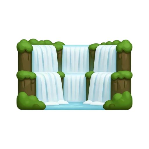 wide cascading waterfalls and green cliff ledges, depicting Iguazu Falls.