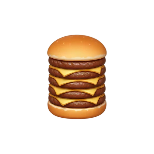 Tall burger with four beef patties and four cheese layers