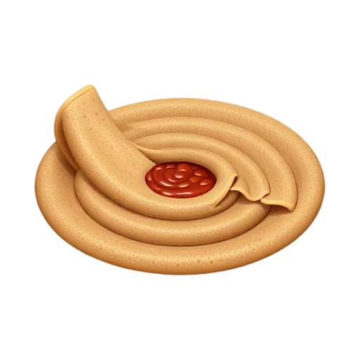 Injera flatbread emoji