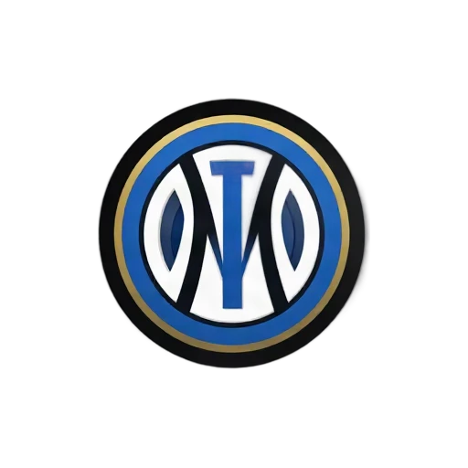 Inter Milan football crest emoji