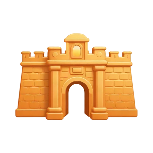 Intramuros Fort Santiago Gate: carved gateway in brick defensive wall.