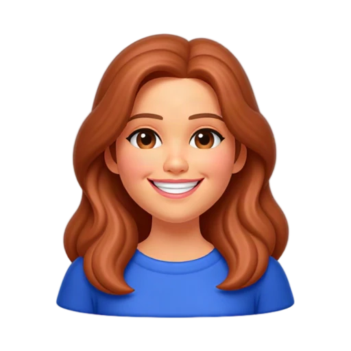 Julia Roberts smiling in a royal blue top