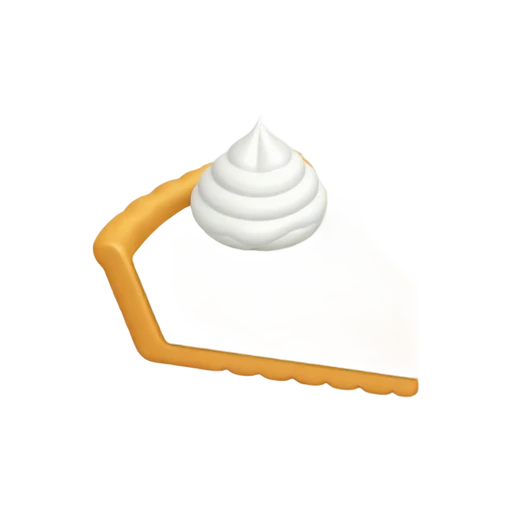 Pale green key lime pie wedge with whipped cream
