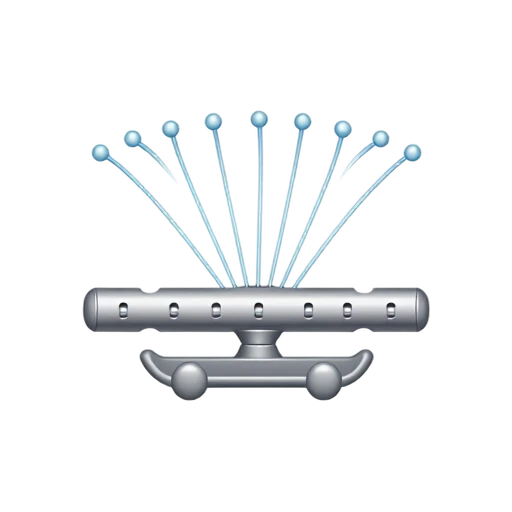 Lawn Sprinkler with arched perforated spray tube and low sled-shaped base