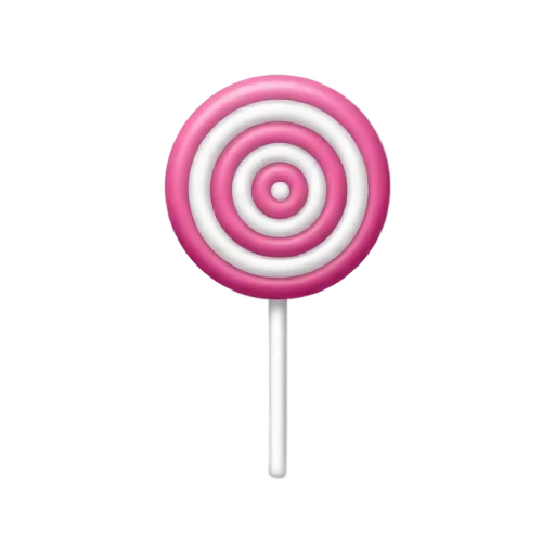 Pink swirl lollipop