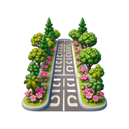 steep zigzag street and flower-lined bends, depicting Lombard Street.