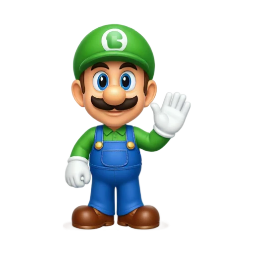 Luigi character emoji