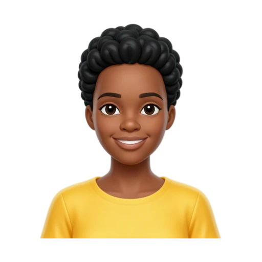 Lupita Nyong'o, with her arms relaxed out of frame, wearing a bright yellow top