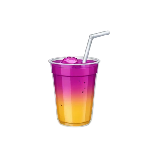 Mango dragonfruit lemonade refresher emoji
