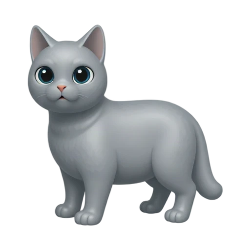 Tailless Manx cat with rounded hindquarters and short back