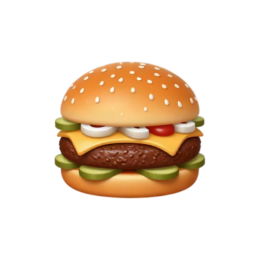 Quarter pound cheeseburger with pickles and onion