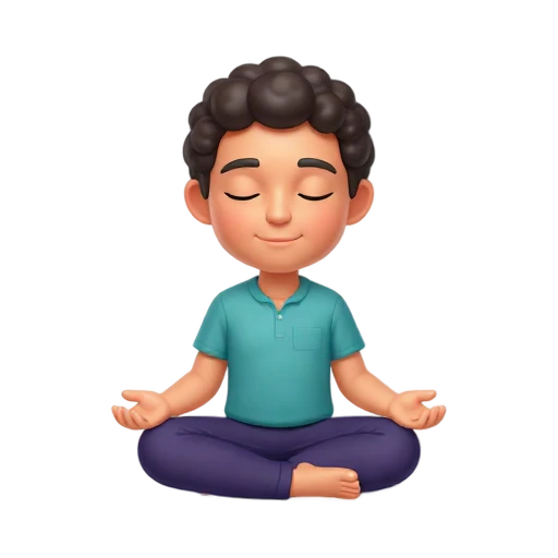 Person meditating in lotus pose