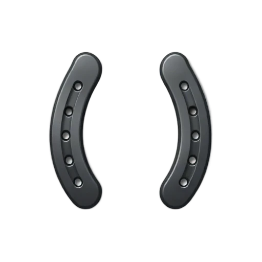 Iron horseshoe emoji
