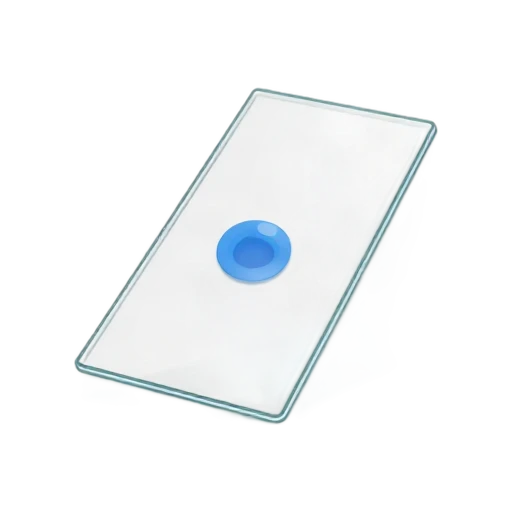 Microscope slide emoji
