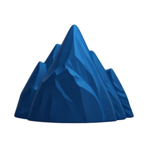 pyramidal mountain peak and dark-blue fiord, depicting Milford Sound Mitre Peak.