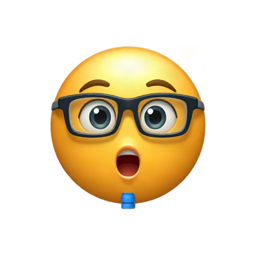 Mind-blown work emoji face