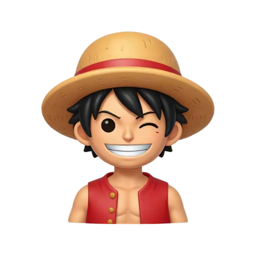 Monkey D. Luffy character emoji