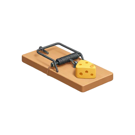 Mousetrap emoji