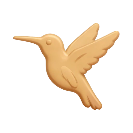 hummingbird-shaped desert line drawing and vast tan ground plane, depicting Nazca Hummingbird Geoglyph.