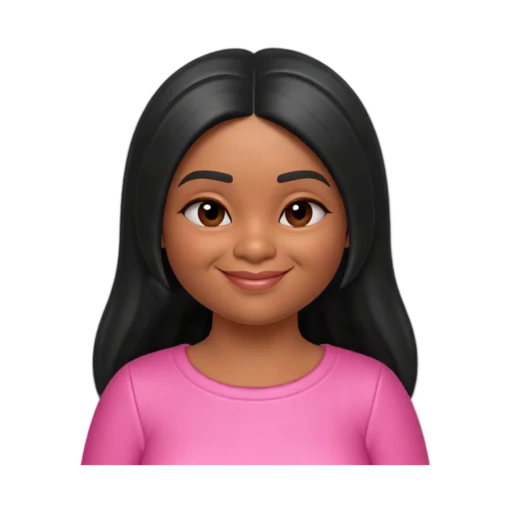 Nicki Minaj smiling in a vivid pink top