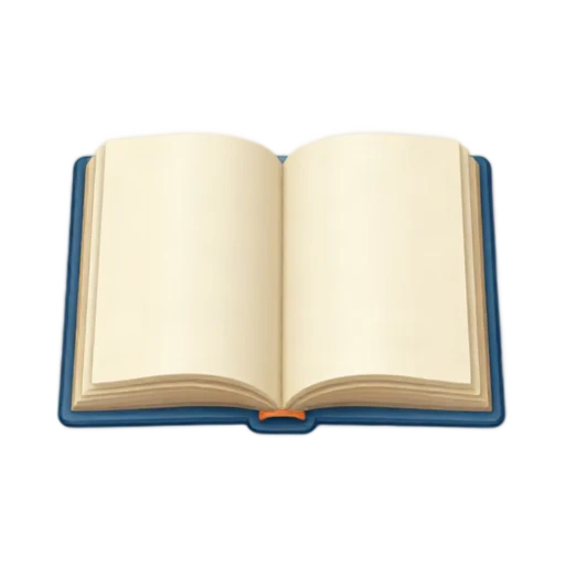 Open blue book