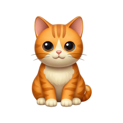 Orange tabby cat emoji