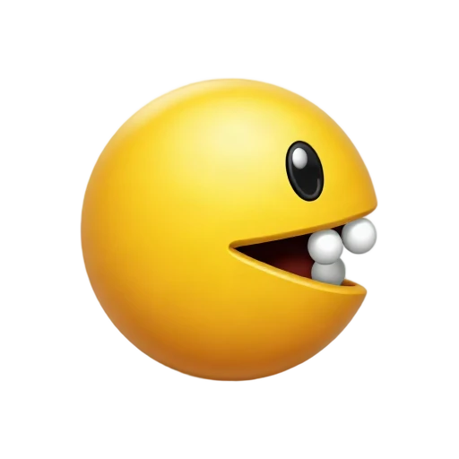 Pac-Man character emoji
