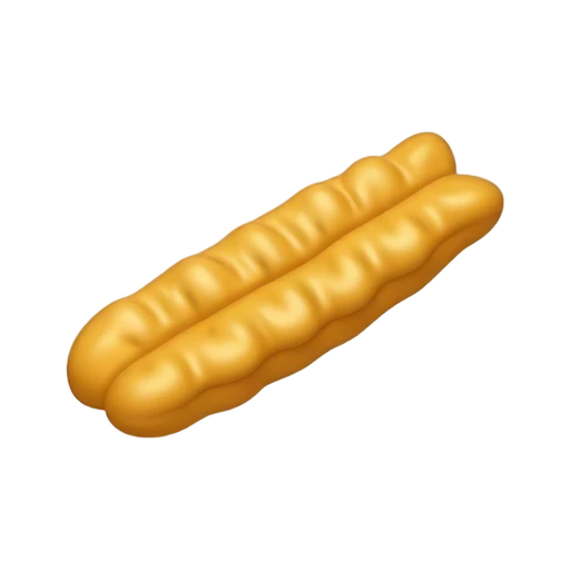 Golden paired youtiao fried dough emoji