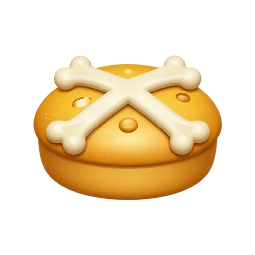 Pan de muerto sweet bread emoji