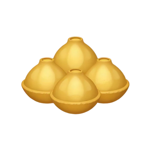 Crisp pani puri shells emoji