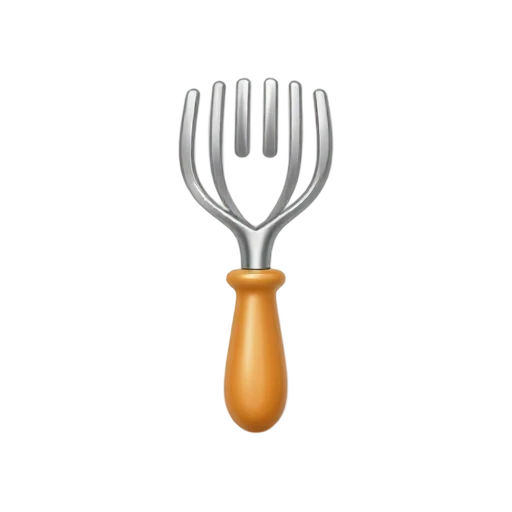 Pastry blender with curved metal cutting blades