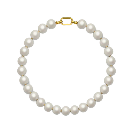 White pearl necklace