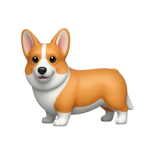 Pembroke Welsh Corgi standing emoji